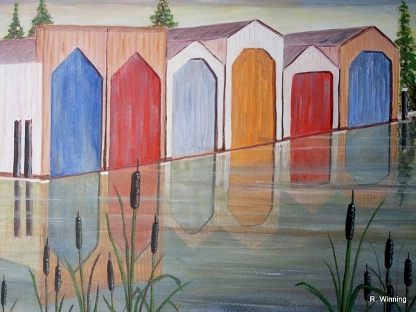 Ladner Boathouses